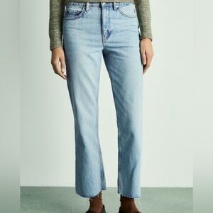 Mango Blanca Straight-Fit Cropped Jeans